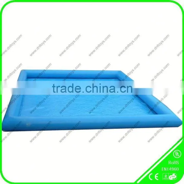 Double Layer With Blue Color Inflatable Swimming Piscina photo-3