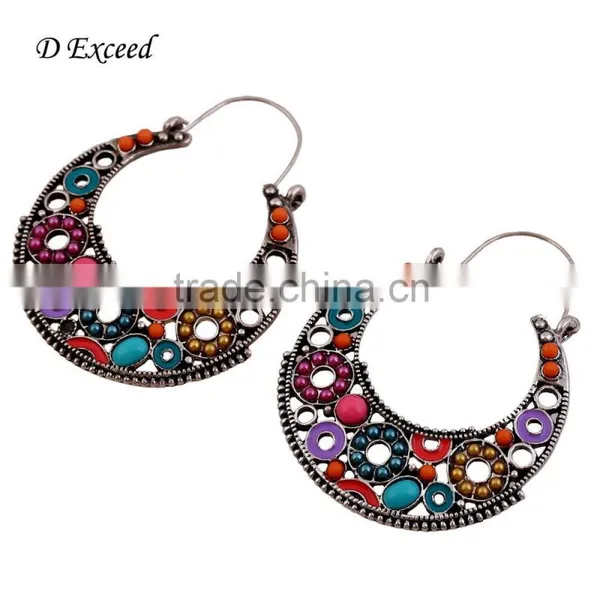 Hot New Designs Ladies/Women's Vintage Jewellery Earrings Bohemian Style Beaded Gold/Silver Plating Drop Earrings photo-4
