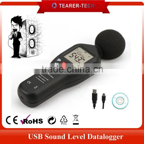 Digital SOUND NOISE LEVEL METER 30~130 dB Decibel DATA Logger USB CD Software (TL-200) Quality Choice photo-5