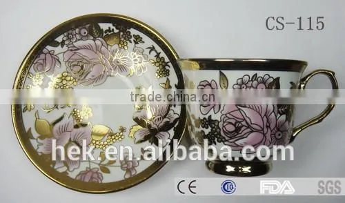 Porcelain Custom Printed Cups and Saucer With Low Price, photo-3