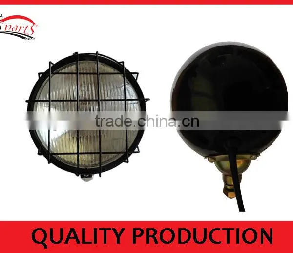 5" Round Tractor Head Lamp With Grill