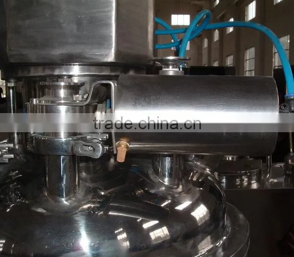 Electric Heating Hydraulic Lifting Vacuum Emulsifying Mixer photo-6