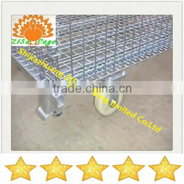 wire mesh pallet cage,