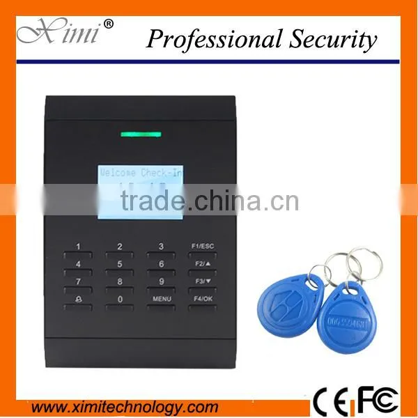 Biometric TCP/IP access control proximity card reader linux system access control and time attendance SC403 with free software