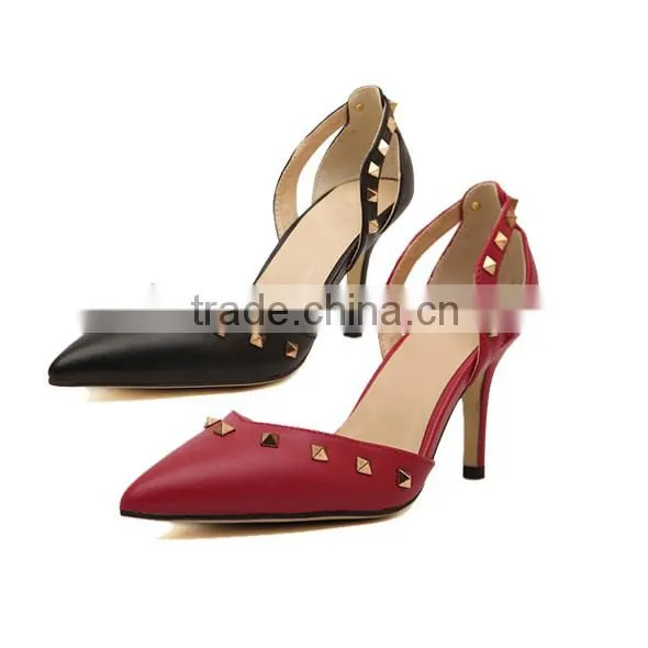 Fashion Sexy High Heeled Sandals With Rivets, Original Hot Sale Leather Sandals, Summer New Sandals High Quality photo-2
