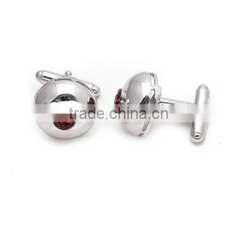 925 Sterling Silver Natural Gem Stone Garnet Cufflink Mens Jewelry photo-2