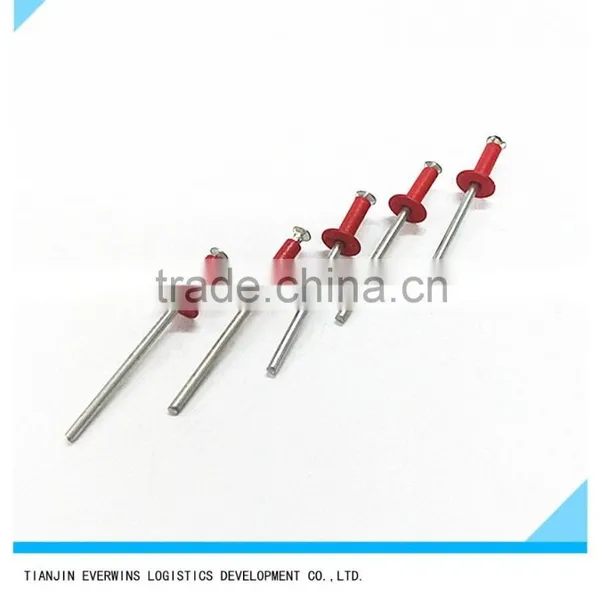 Red Color Countersunk Head Waterproof Aluminium Blind Rivet photo-3