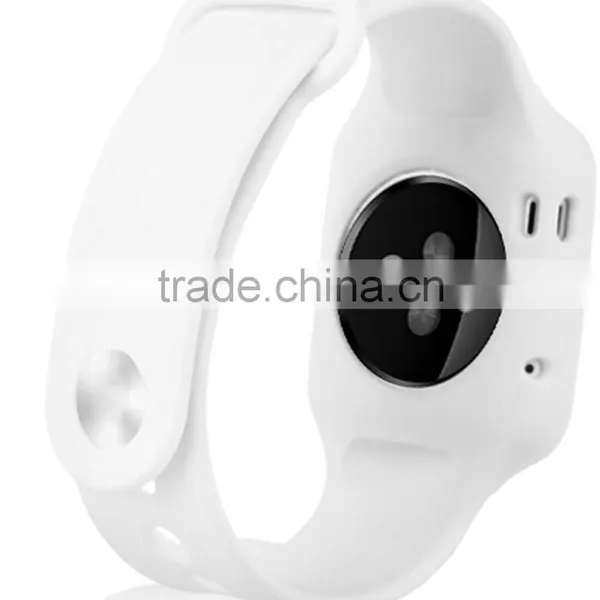 Silicone Replacement Strap Bracelet Watch Band Fitness Adjustable With Built-in Watch Frame Cover Case for Apple Watch & Sport photo-3