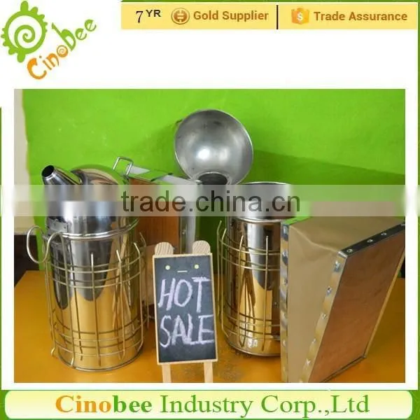 Hot Sale Beekeeping Equipment - Stainless Steel Bee Smoker Quality Choice photo-2