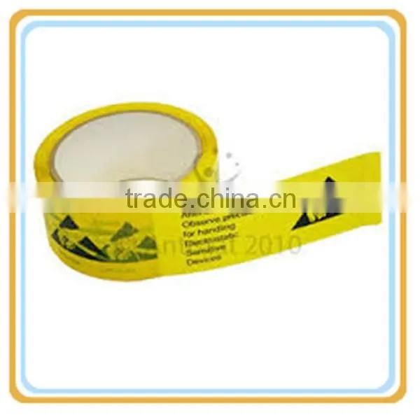 ESD BOPP Film Clear Caution Tape For Industrial Warning Use photo-4