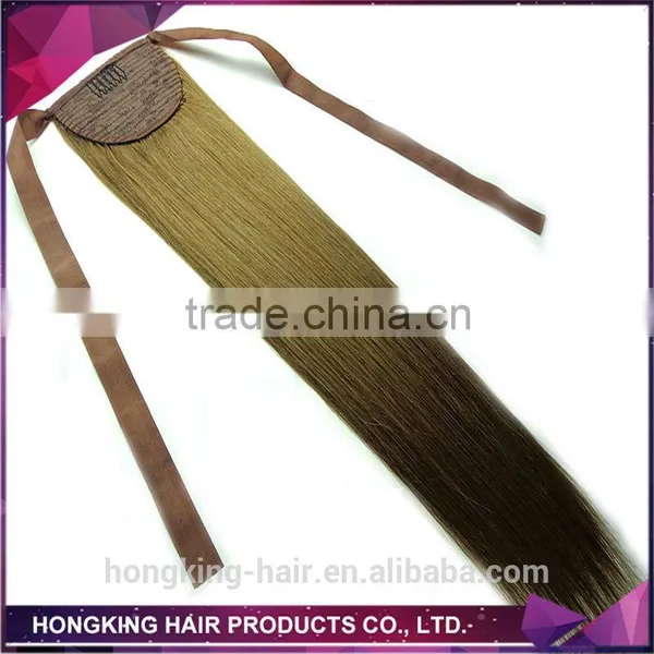 100% Human Hair Ponytail Claw Clip Ponytail Human Hair Extension photo-6