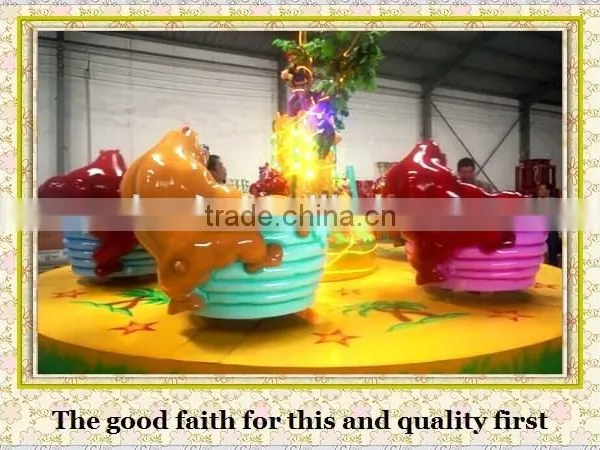 Factory Direct Rides Good Quality Carnival Rides Bear Infested Coffee Cups photo-2
