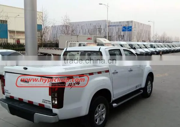 Fiberglass D-Max Double Cab Hard Tonneau Cover photo-4