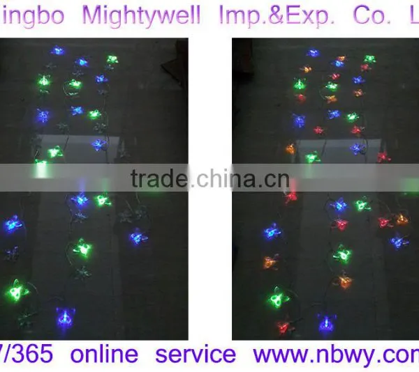 Butterfly LED Rope Light Twinkle Light Curtain Light Decorative Festival Party Event Accessory Solar Powered Striing Light photo-2