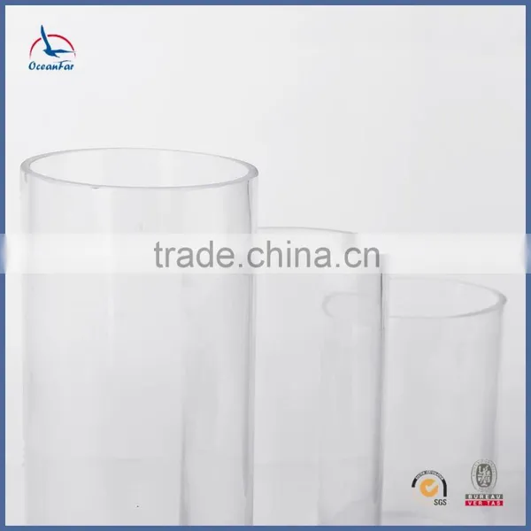 High Quality Cylinder Glass Vase Cheap Clear Wholesale Glass Vase photo-6