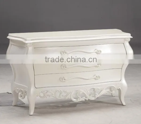 Neo-classical Solid Wood Bedroom Set European Furniture Bed Bedside Table Wardrobe Dressing Table Bench Royal Chair Commode photo-5