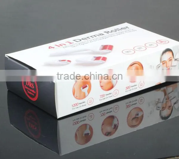 2016 The Newest 4 in 1 Derma Roller / Dermaroller (1200 Needles ,720 Needles,300 Needles and Alcohol Together) photo-2