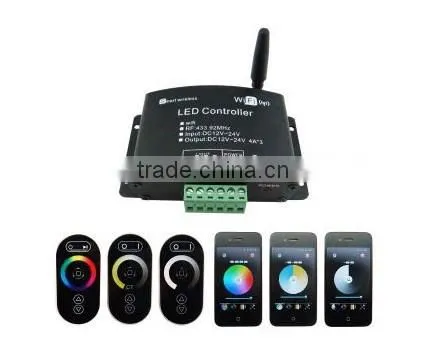 LED WIFI Controller WIFI+RF,12-24VDC,5A*4-Channel