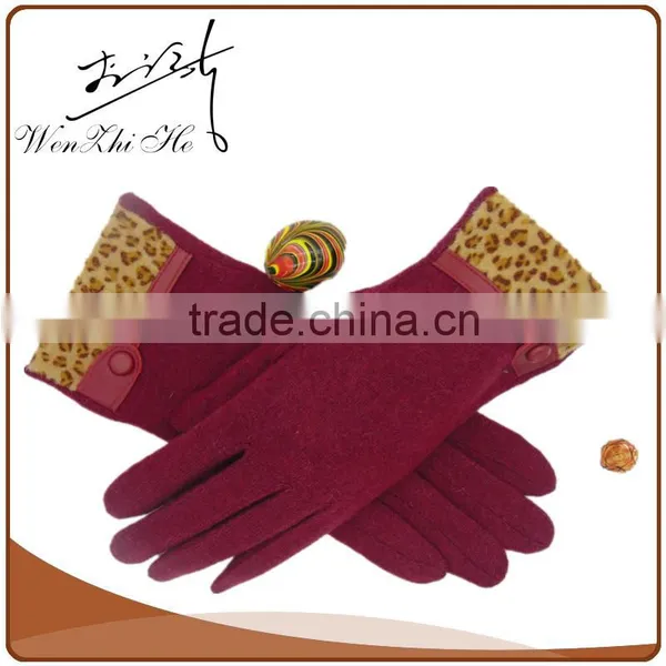 New Style Camel Wool Glove Cheap Hand Glove photo-2