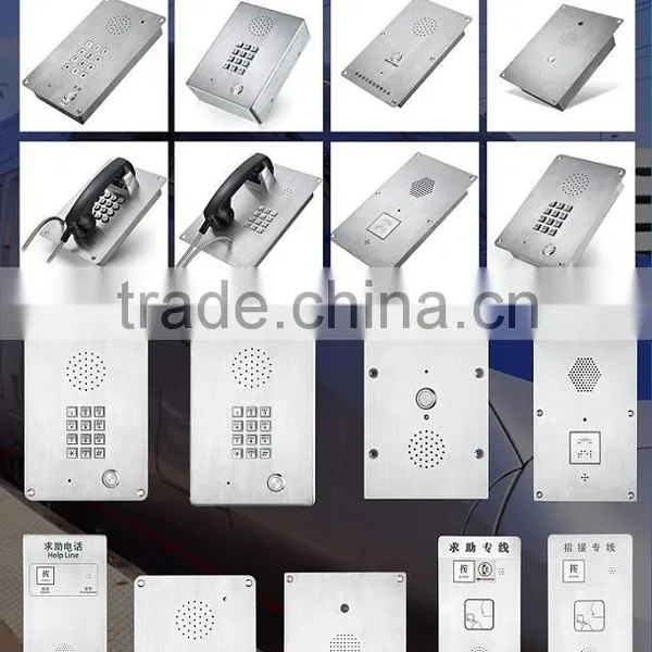 Stainless Steel KNZD-45 IP Door Phone Intercom System Elevator Telephone photo-5