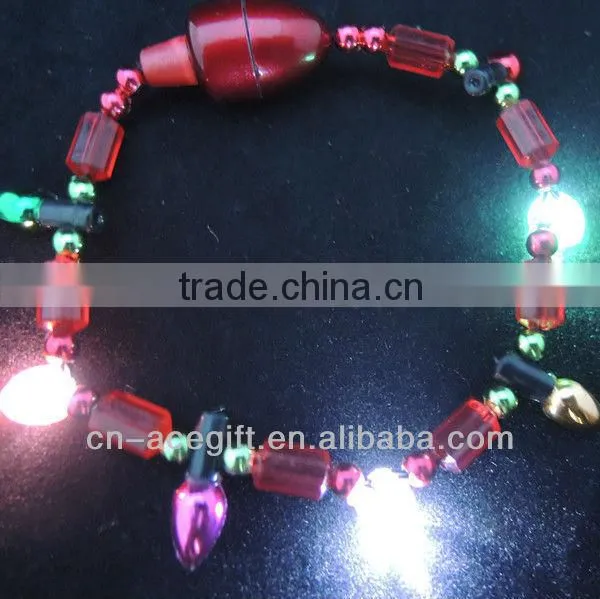 Mardi Gras Light up Beads,flashing Bracelet