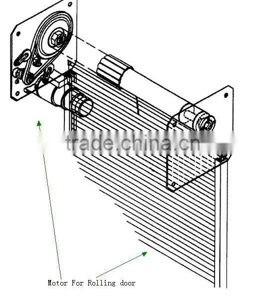 380V 800kgs FJJ Fireproof Rolling Door Operators photo-6
