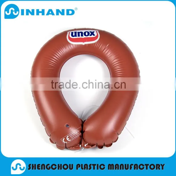 High Quality EN71/CE Travel Inflatable Airplane Swim Neck Float Ring/water Sports Swimming Ring photo-3
