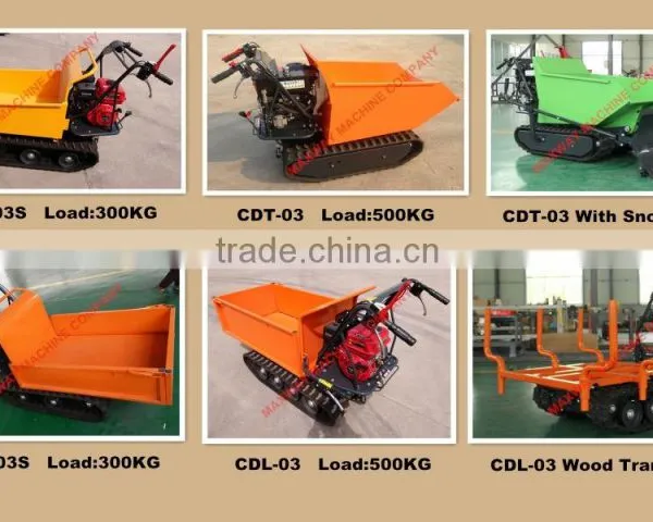 500 Kg Cheap Customized Mini All Terrian Tracked Hydraulic Dumper , CE / ISO / SGS , Model: CDT03 photo-6