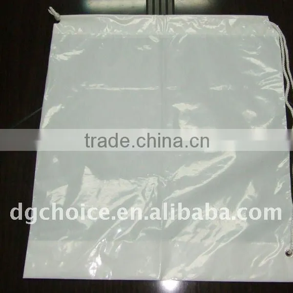 Top Popular Fashion Style Eco-friendly Palstic Cheap Drawstring Bag photo-2