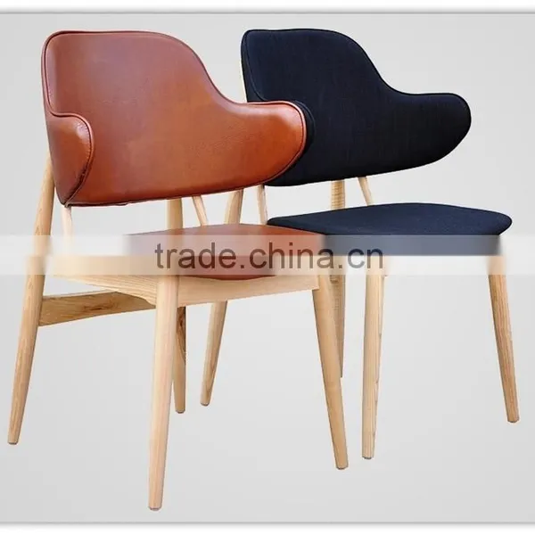 Brown Leather Dining Chair photo-5