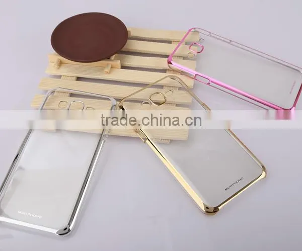 Ultra Thin Electroplating Transparent Soft TPU Phone Back Cover for Samsung Galaxy j7 photo-3