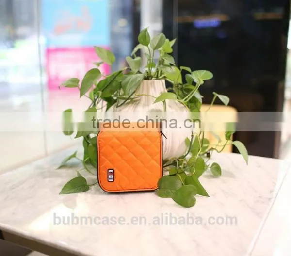 Orange 32 Capacity 230D Space Twill PVC Fabric DVD Case CD Holder Personalized cd Case Multi Disc Dvd Cases photo-5
