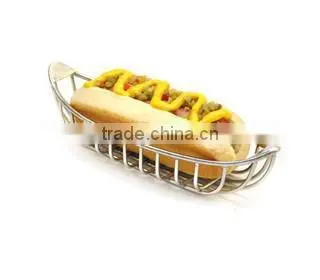 Ship Shaped Wire Bread Basket