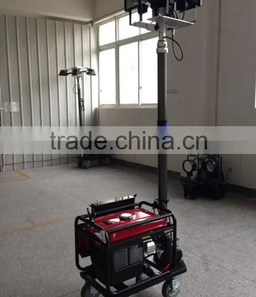 Silent Mobile Light Tower With Sound-proof Generator photo-2