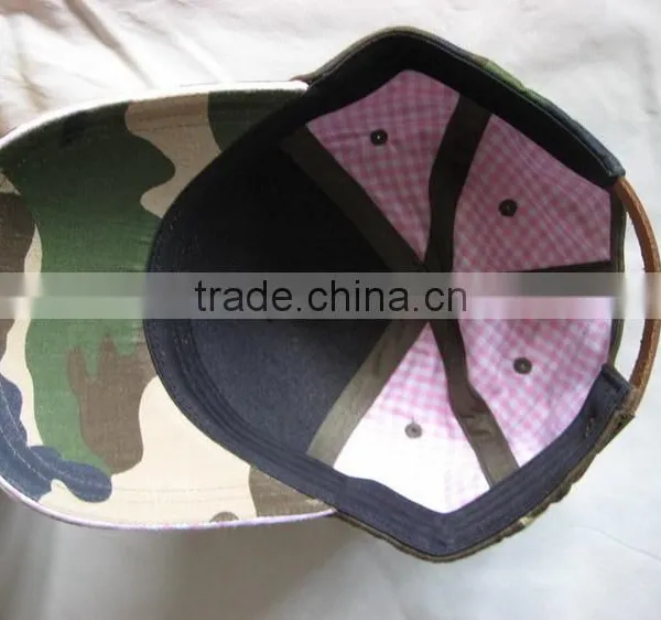 Stylish Custom Blue Camo Baseball Cap photo-4