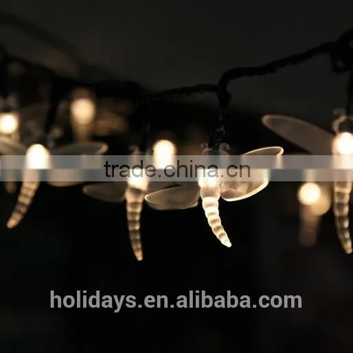 10M 100 LED Warm White Dragonfly Fairy Garden Solar Light photo-4