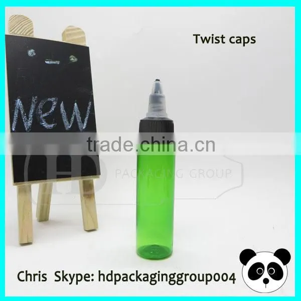 China New Design 30ml/1oz Twist Caps Bottle for E-juice Long Dripper Twist off Cap photo-2