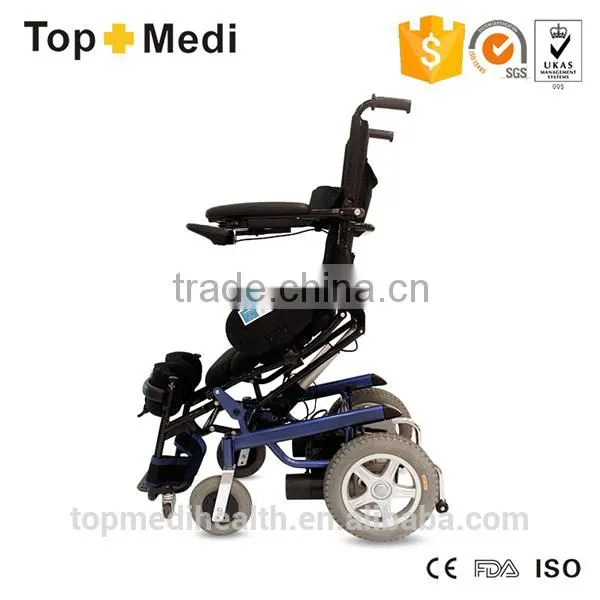 Single Controller for Both Driving and Seat Lifting Stand up Electric Wheelchair photo-2