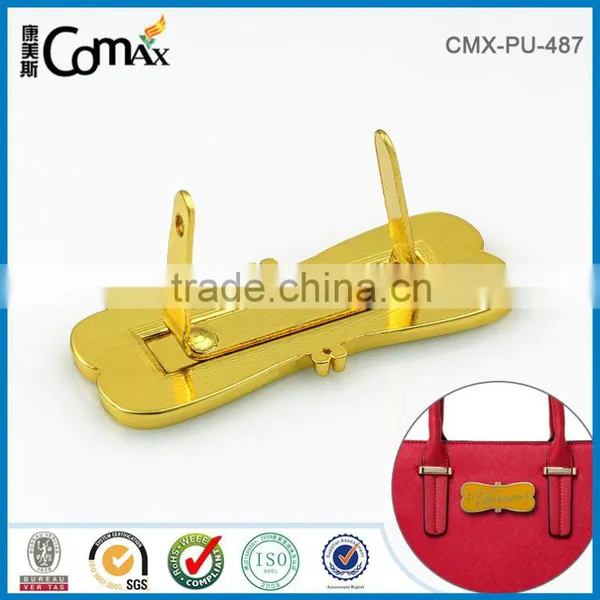 Different Color Filled Custom Fancy Handbag Metal Logo photo-3