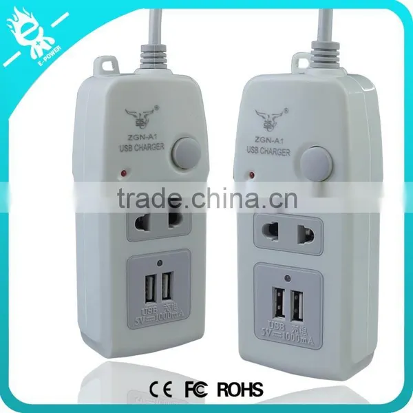 Extension Wall Electrical Switch Usb Socket Power Strip With 2 Usb Port Output photo-6