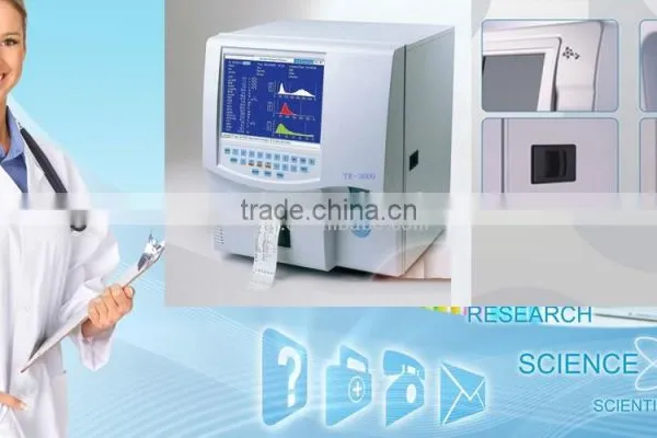 Medical Laboratory Equipment Hematology Analyzer 3 Part Differential photo-2