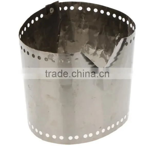 60cm Titanium Outdoor Camping Stove Windshield photo-2