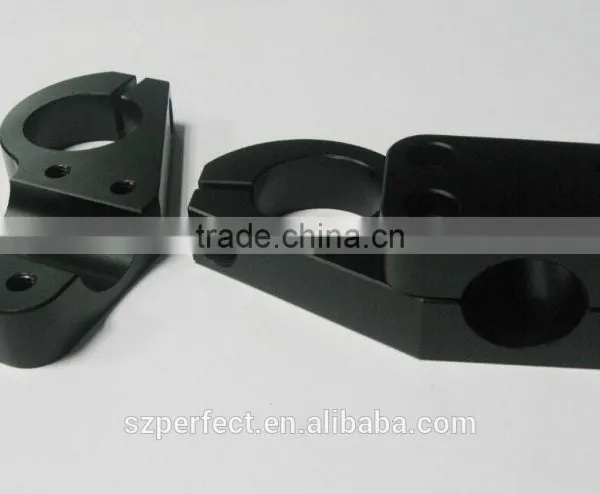 OEM CNC Machining Precision Mechanical Component Black Anodized Aluminum Parts photo-2