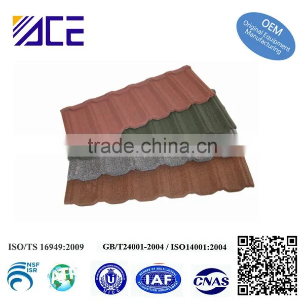 Custom High Quality Prefab Home Sheet Metal Roofing Tile