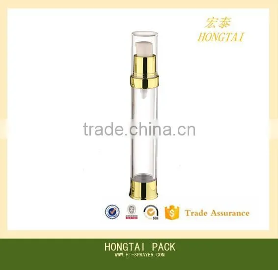 Plastic Manufacturers Golden Color Plastic Airless Pump Bottle for Woman photo-3