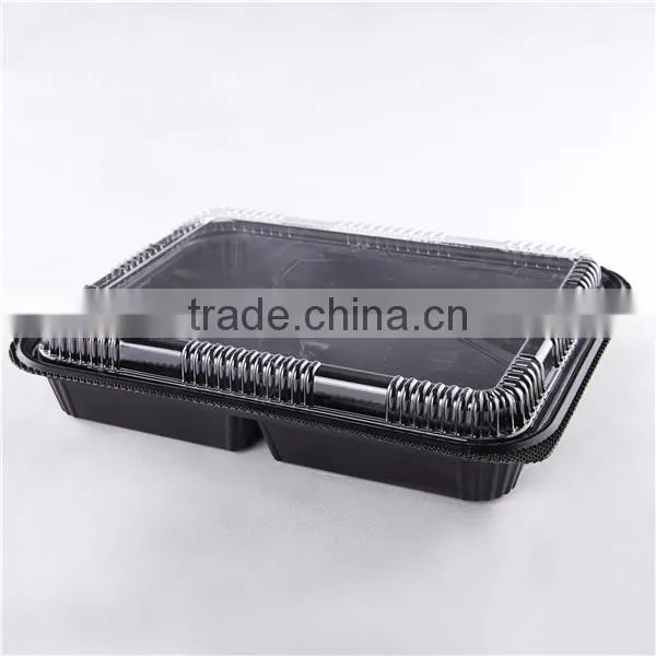 5-Compartments Disposable Plastic PP Bento Lunch Box ,Food Container photo-2