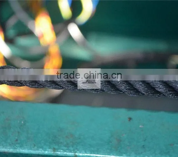 Polypropylene Danline Rope Making Machinery With CE Certificate From Raw Material Natural and Synthetic Fibre Yarns photo-4