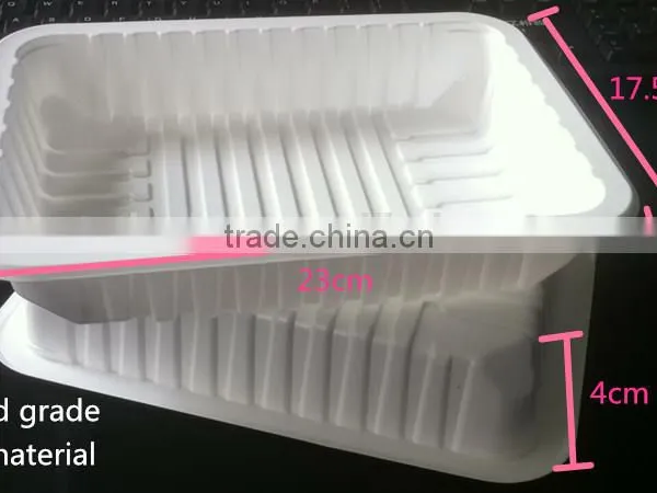 White PP Disposable Plastic Food Packaging Take Out Containers Food Box photo-2