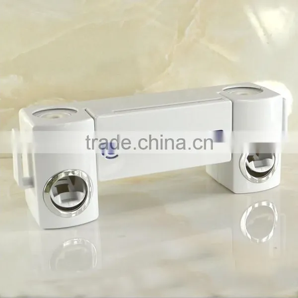 New Arrival Automatic Dual Toothpaste Holder Wall Mount UV Light Toothbrush Sterilizer Set For Wholesale photo-3
