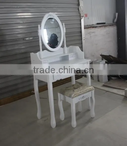 Cheaper Made-up Table/schmenktisch&hocker/white Dressing Table With Mirror photo-3
